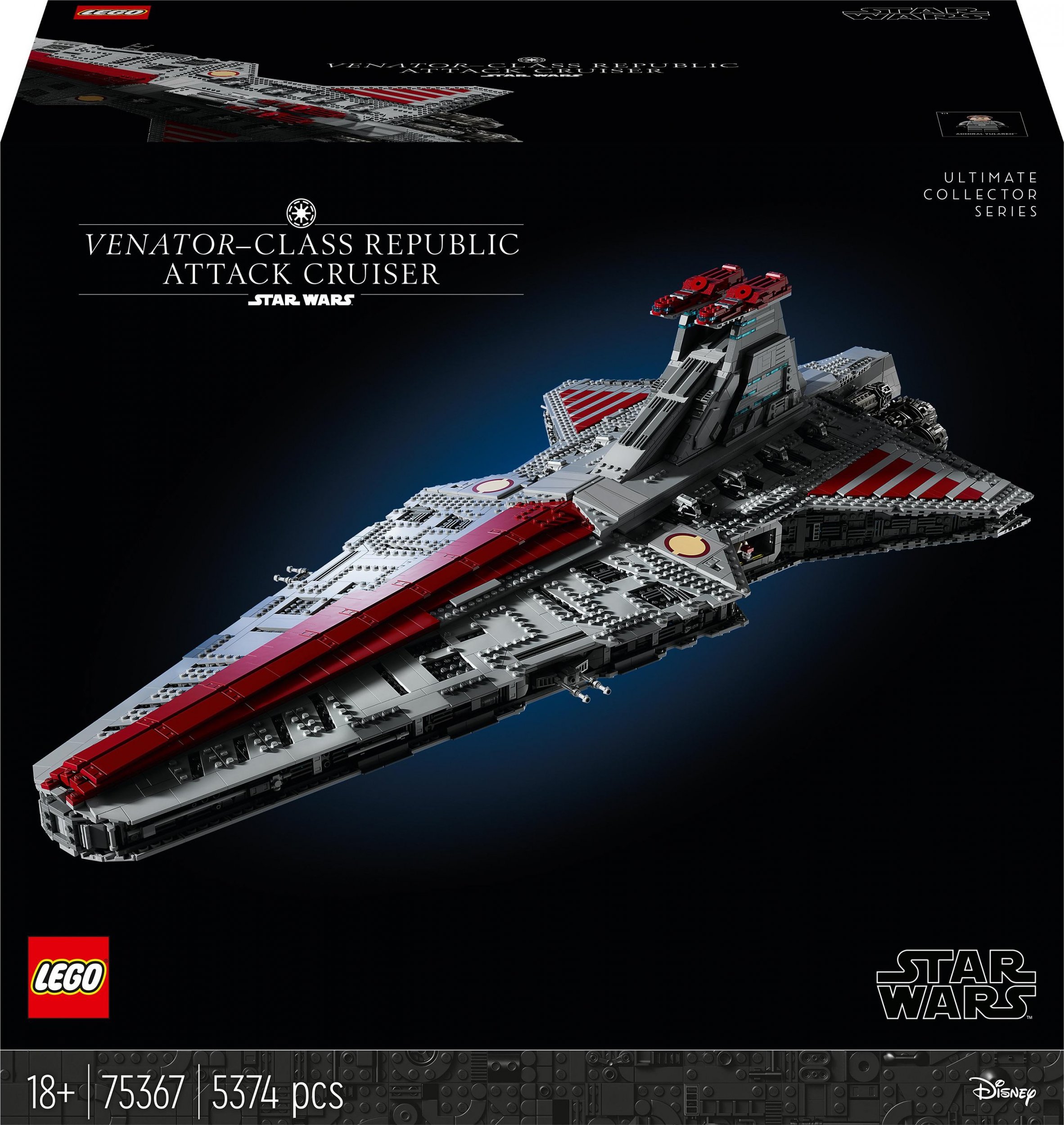 LEGO 75367 Star Wars Republikanischer Angriffskreuzer