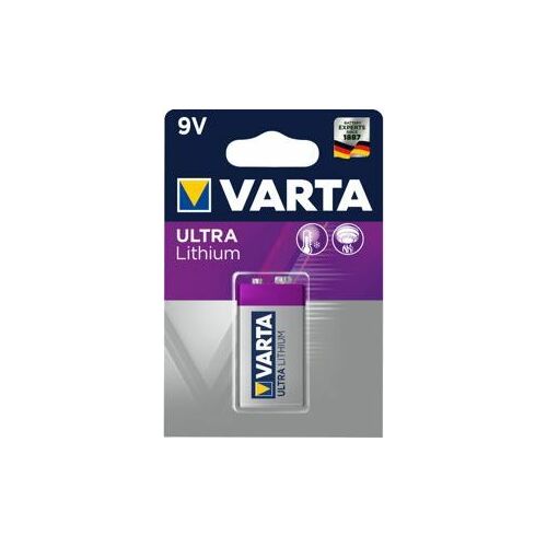 Varta Ultra 9V bloka baterijas 10