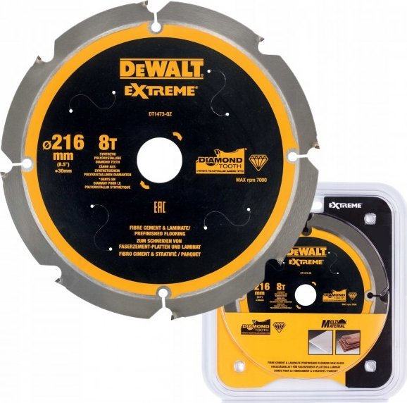 Dewalt šķērsgriešanas disks šķiedrcementam 216X30MM (DT1473)