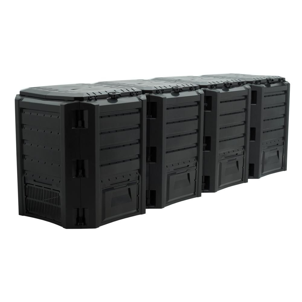 Prosperplast modulārais komposts 1600L Black (IKSM1600C)