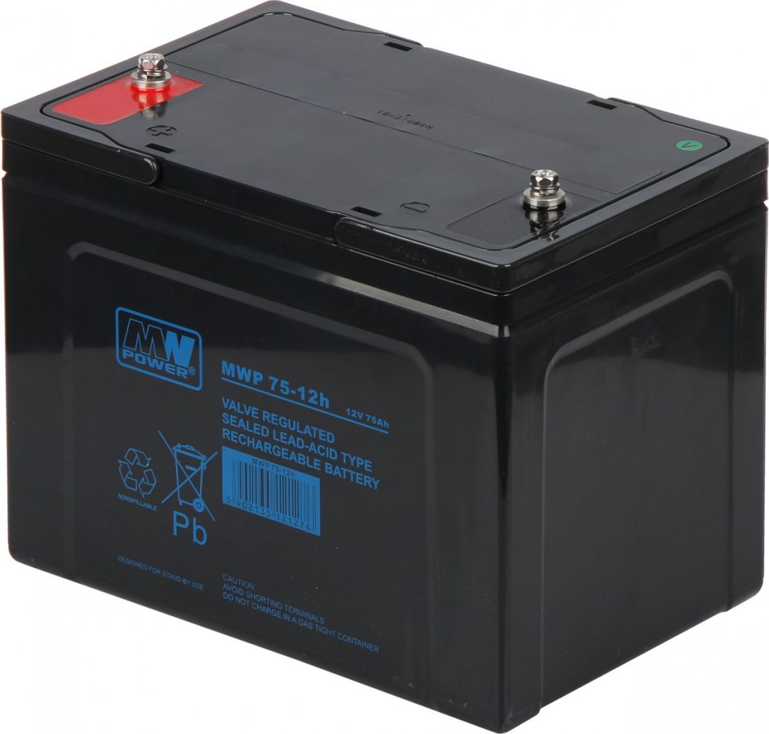 MW Power Akumulators 12V 75Ah (MWP