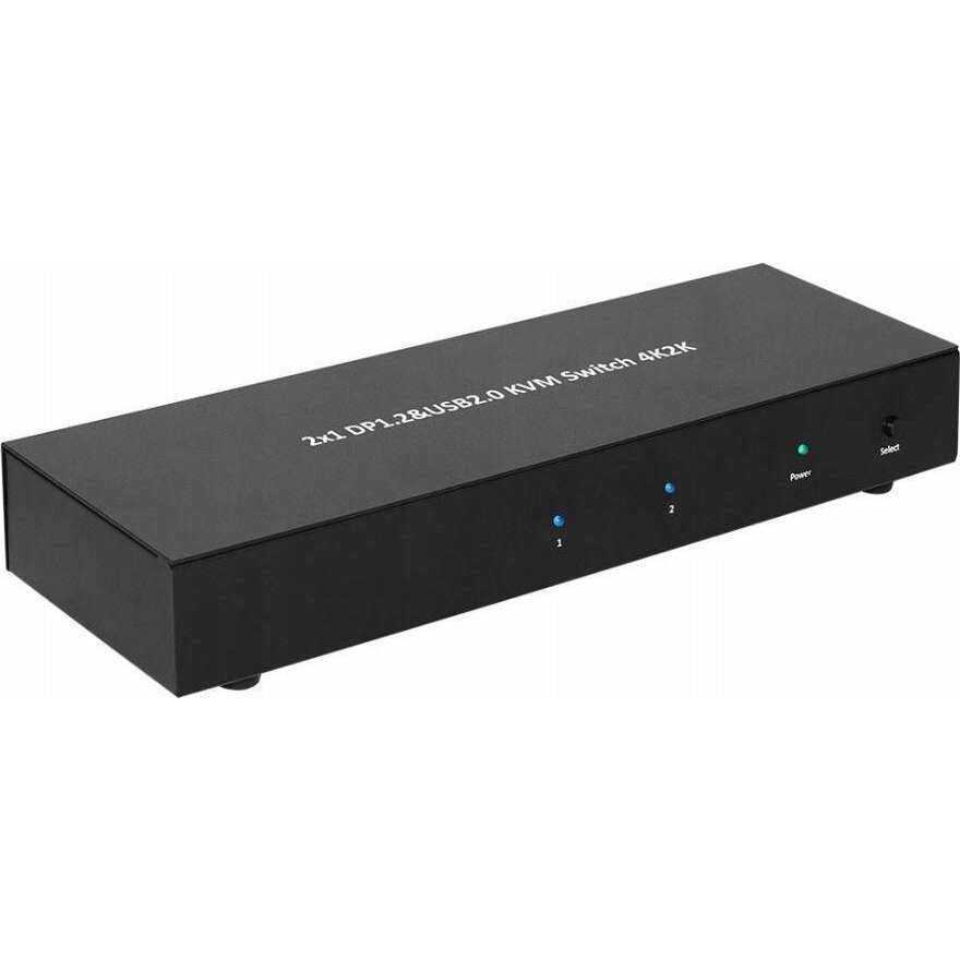 Slēdzis MicroConnect Microconnect MC-DP-KVM201K KVM slēdzis