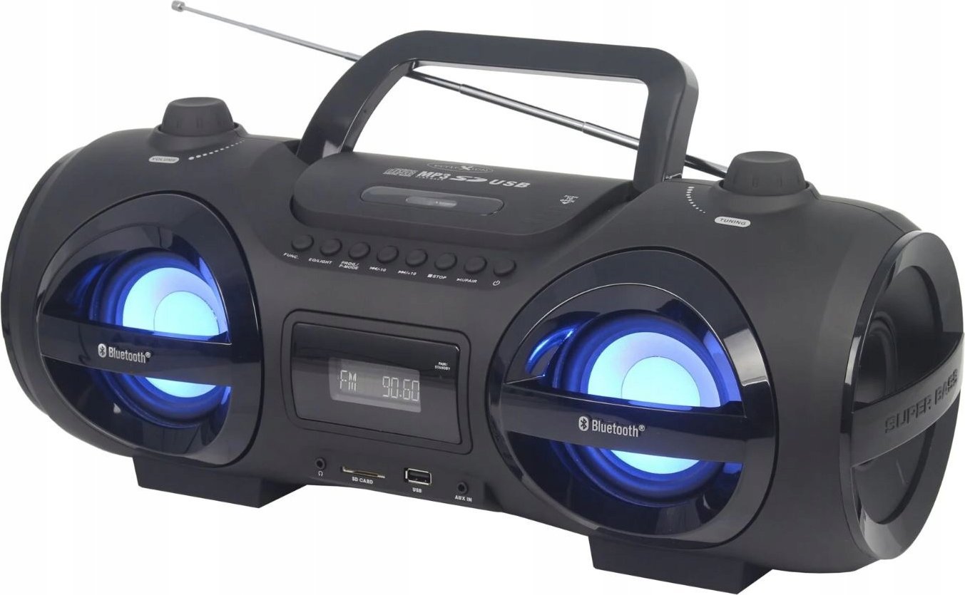 Radioatskaņotājs Reflexion CDR900BT Boombox BT Black