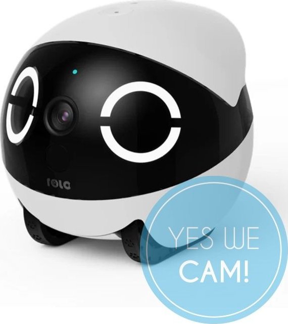 Filma Enabot ROLA Mini pavadonis robots