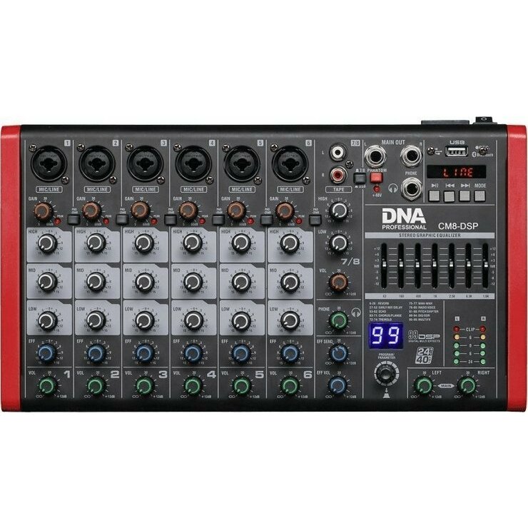 BITMAT Audio mikseris DNA CM8-DSP 8