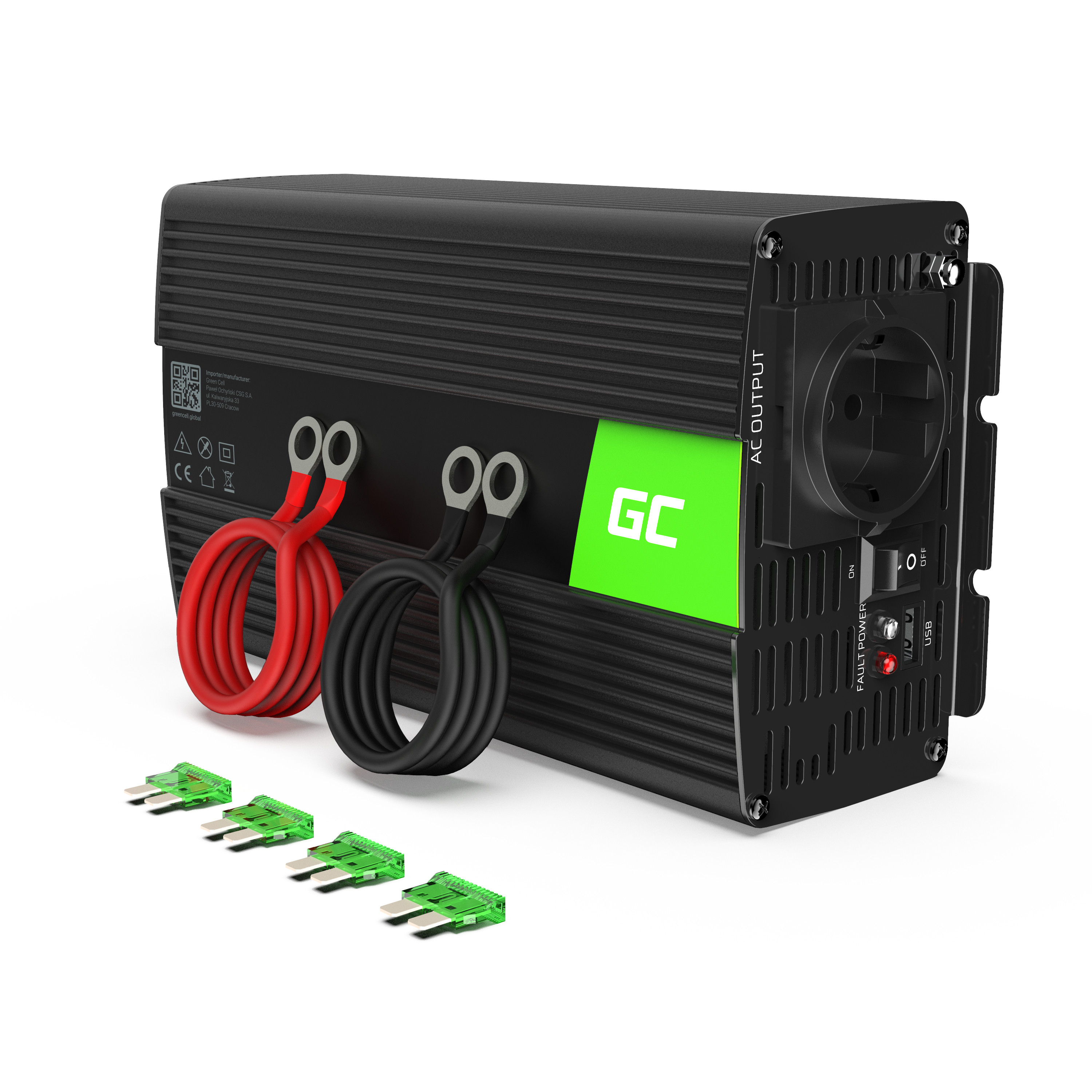 Green Cell Strāvas Pārveidotājs 12V to