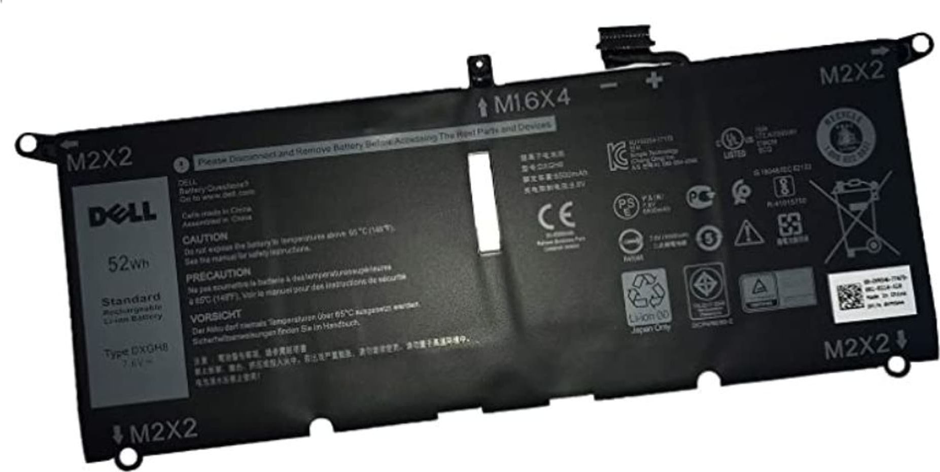 Akumulators Dell Battery 52 WHR 4