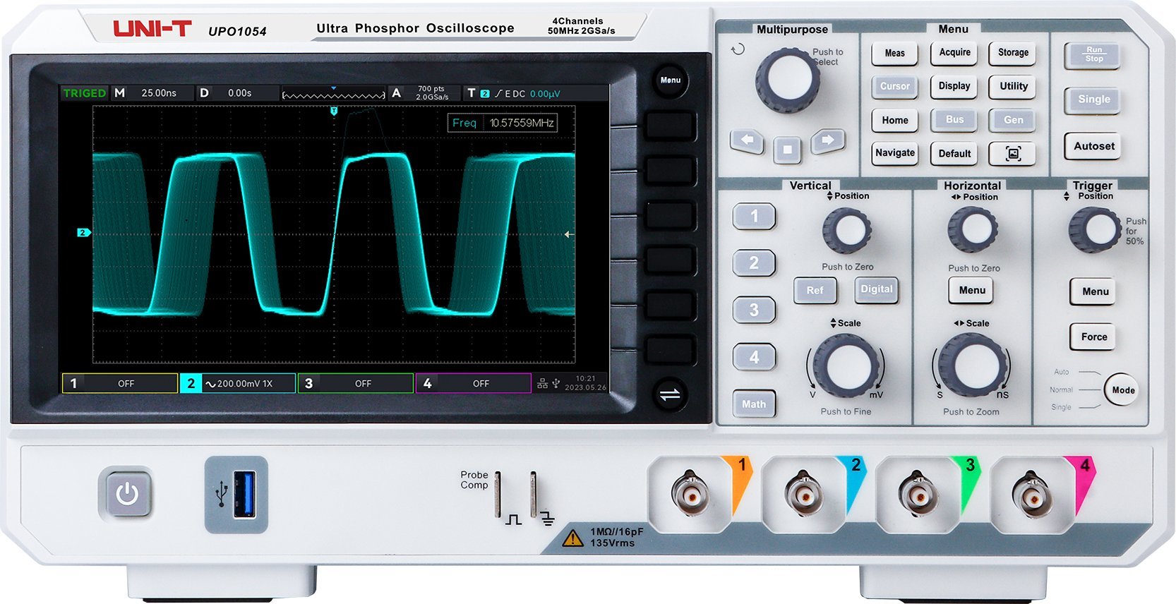 Lumpy Publishing Osciloskops Uni-T UPO1054 |
