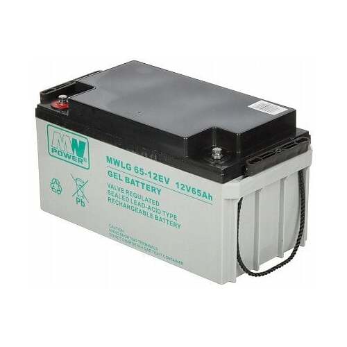 Gēla akumulators 12V/65AH-MWLG MW Power |