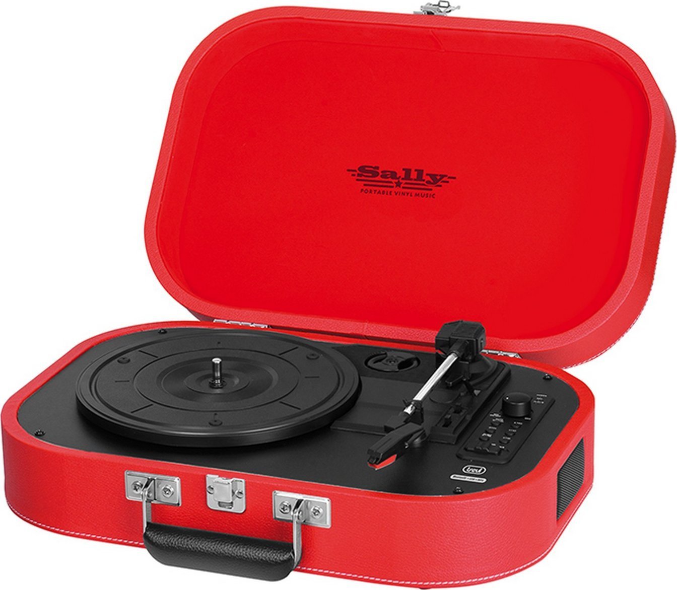 Gramofons Trevi TT1020 BT Retro red