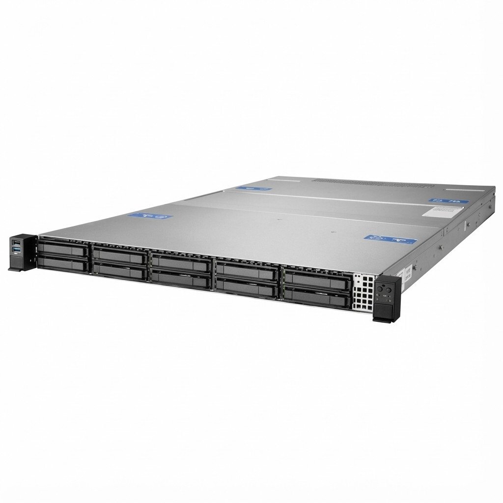 MiTAC R1520G6U2XD serveris Rack montāžai 1U