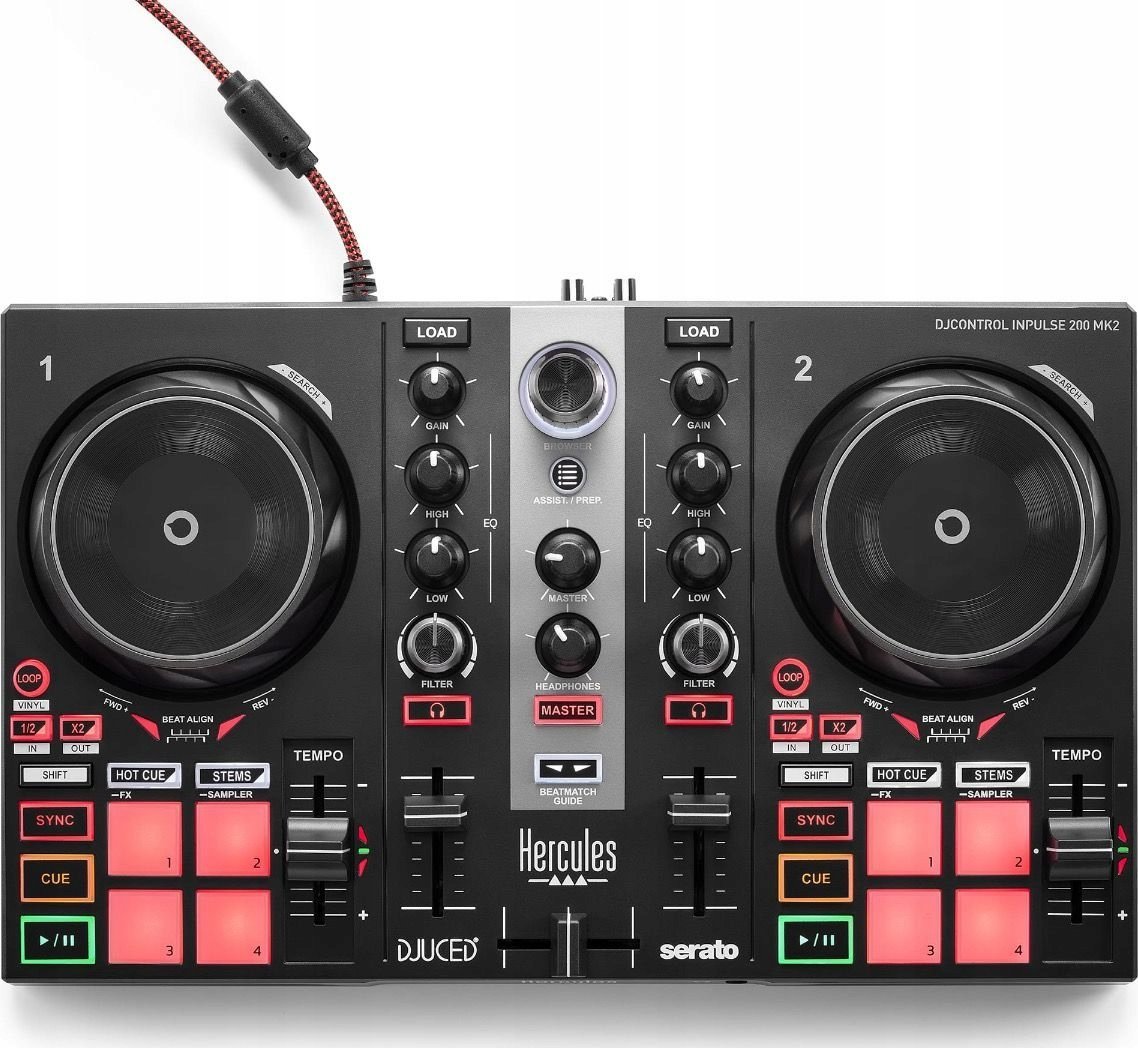 DJ kontrolieris Hercules DJControl Inpulse 200
