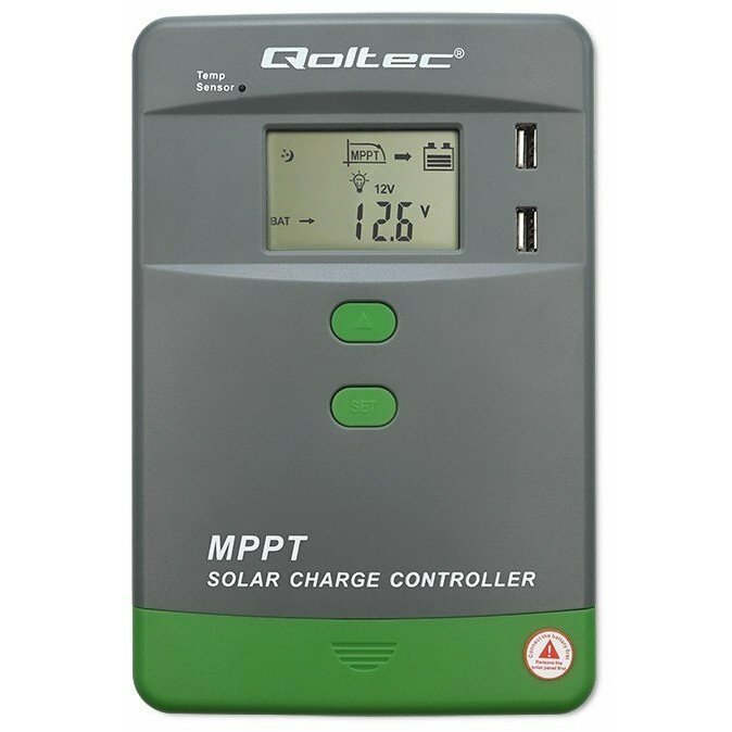 Qoltec Solarny regulator ładowania MPPT z
