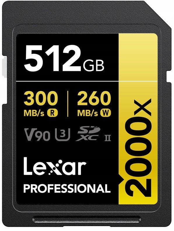 Atmiņas karte Lexar Professional 2000x SDXC