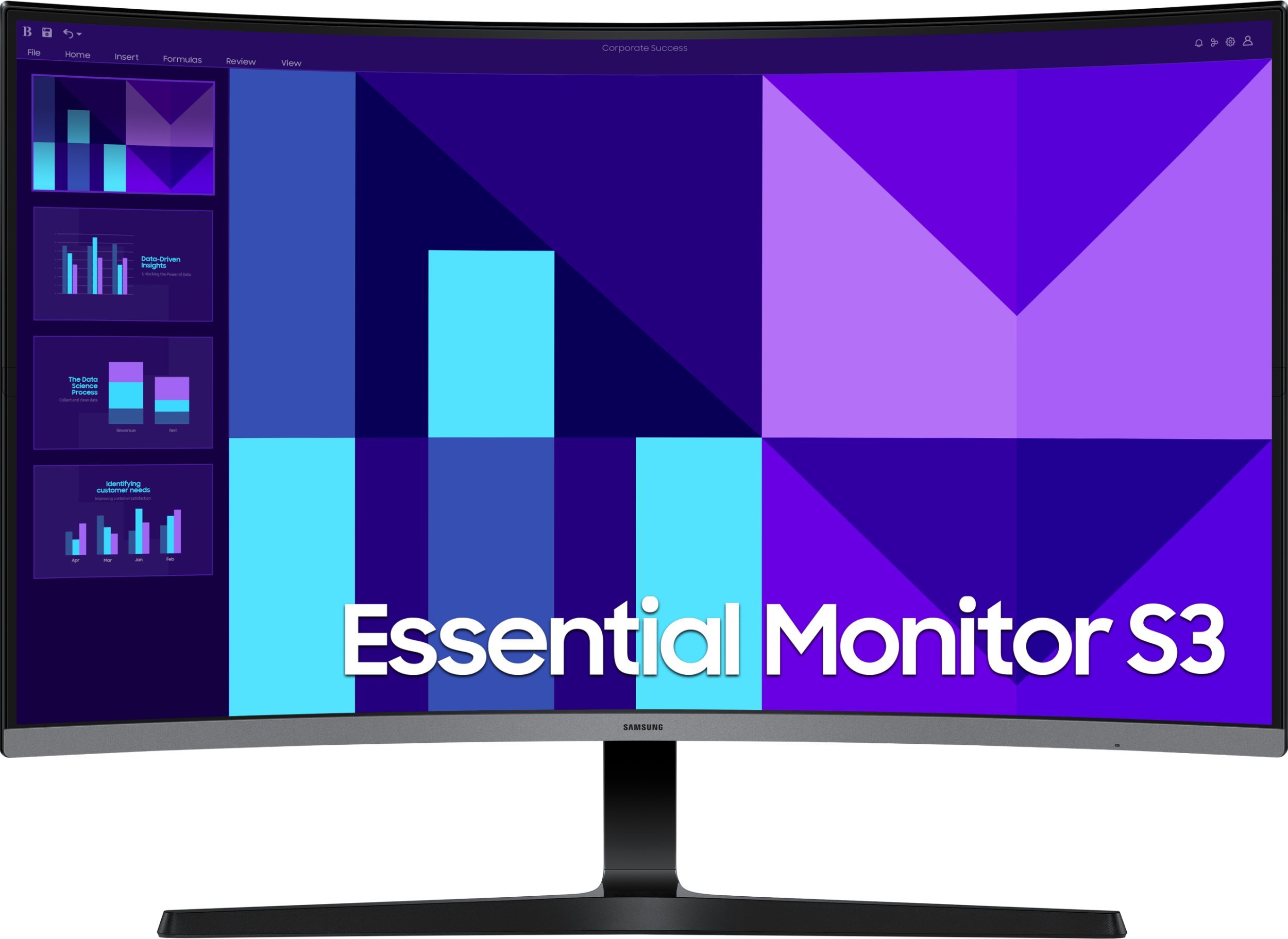 Samsung Essential Monitor S32D396GAU, LED-Monitor 80