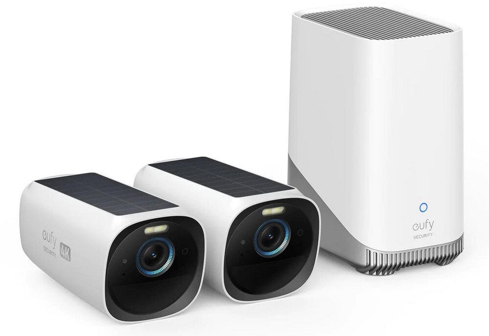 Eufy eufyCam E41 T8144*2+Homebase3*1+3W Saules panelis