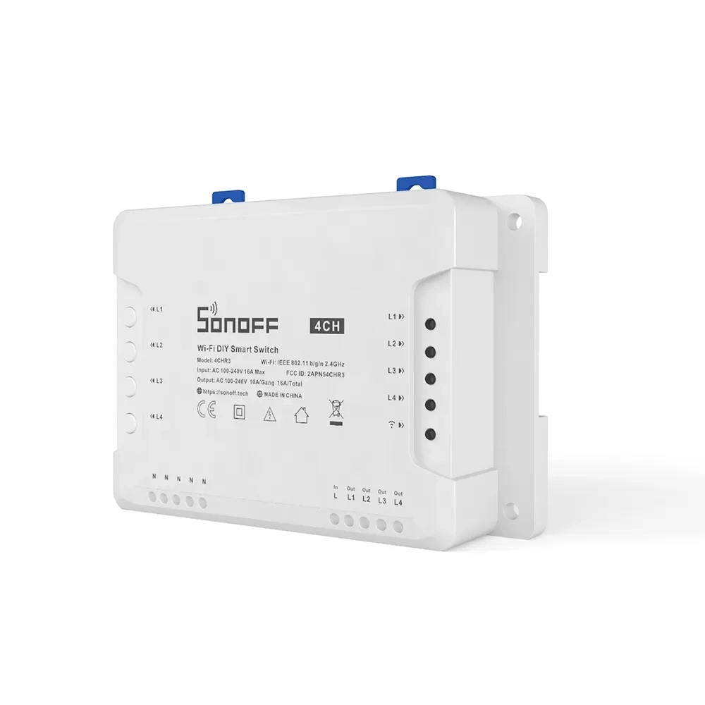 SONOFF 4CHR3 Viedais Wi-Fi slēdzis līdz