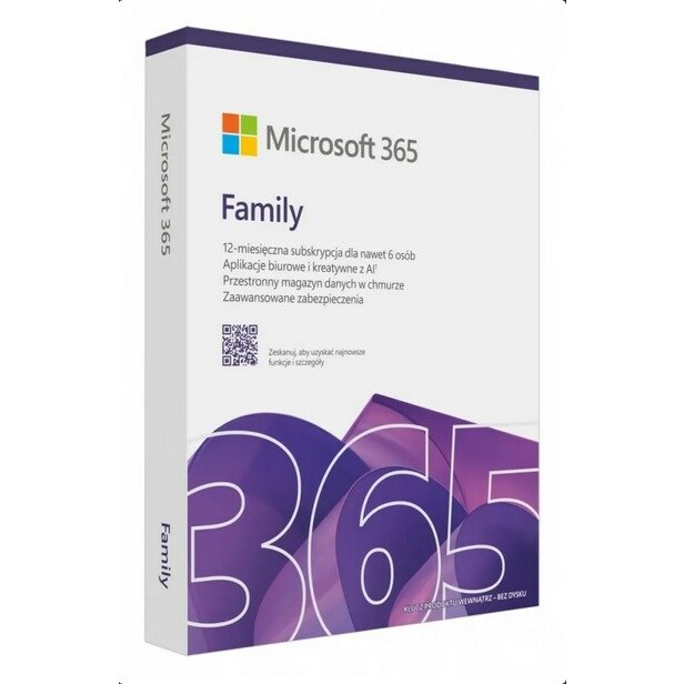 Microsoft M365 Family PL 1Y 6U