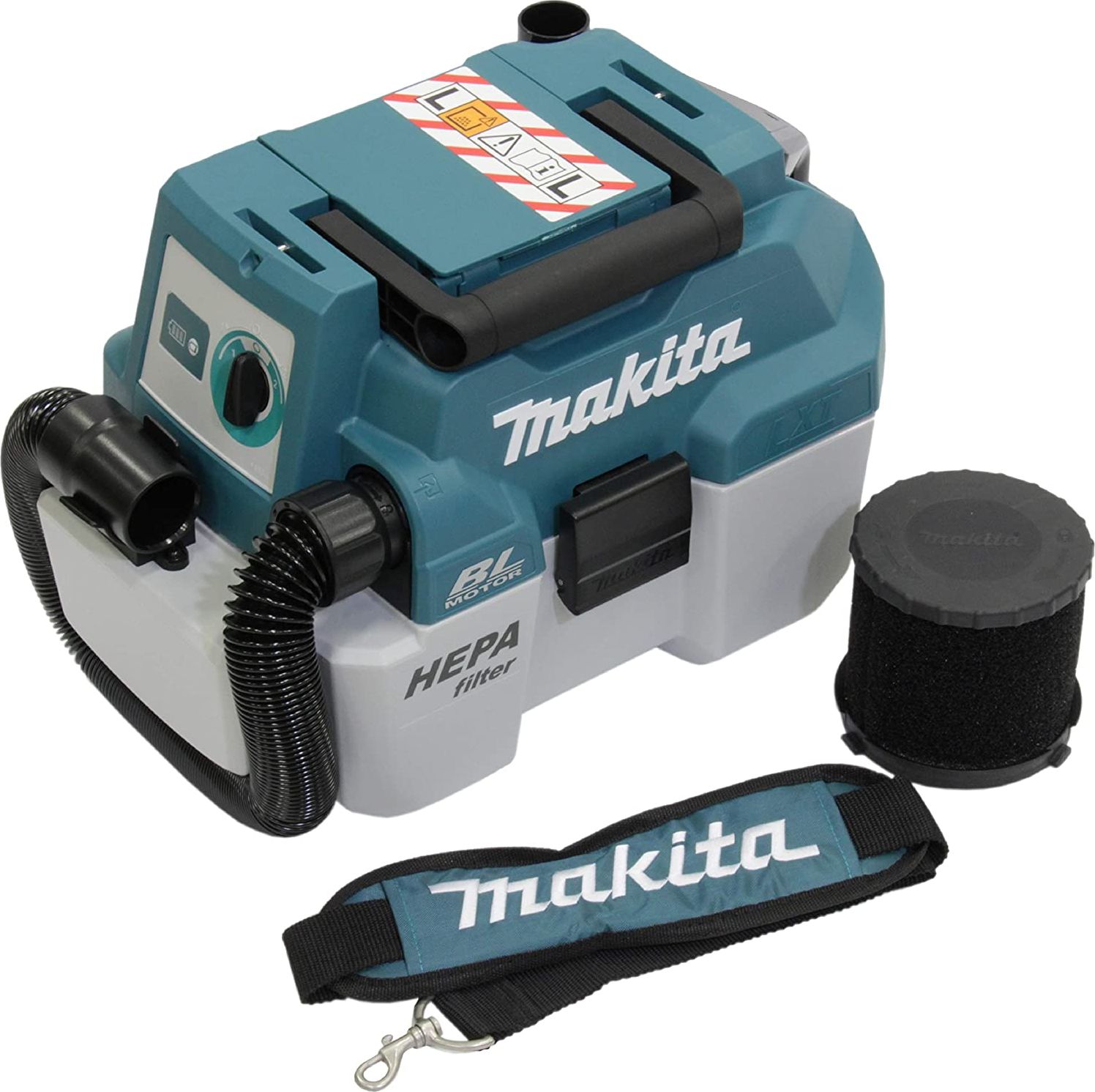 Makita DVC750LZX3, Nass-/Trockensauger (grün/Gray, ohne Akku