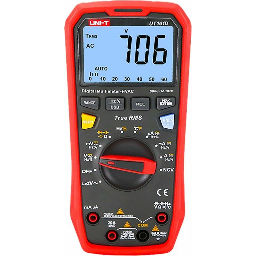 Uni-T Universālais mērītājs UT161D | LEC-MIE0433