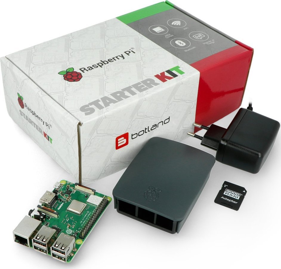 Komplekts Raspberry Pi 3B+ WiFi +