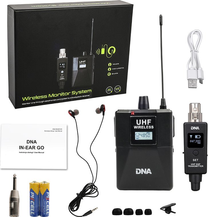 Bitmat DNA IN-EAR GO bezvadu iekļaujošās