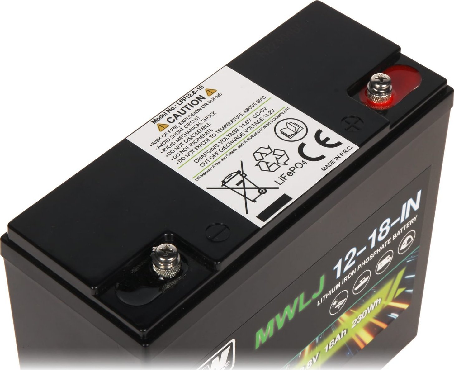Akumulators 12.8V/18AH/LiFePO4-MWLJ MW Power |