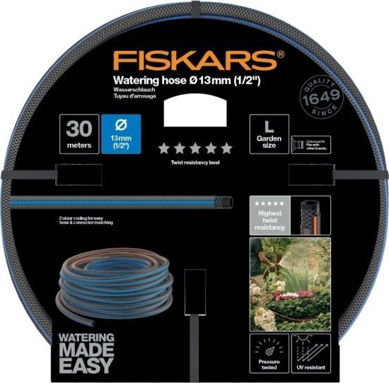 Fiskars dārza šļūtene Q5, 13mm 1/2&quot