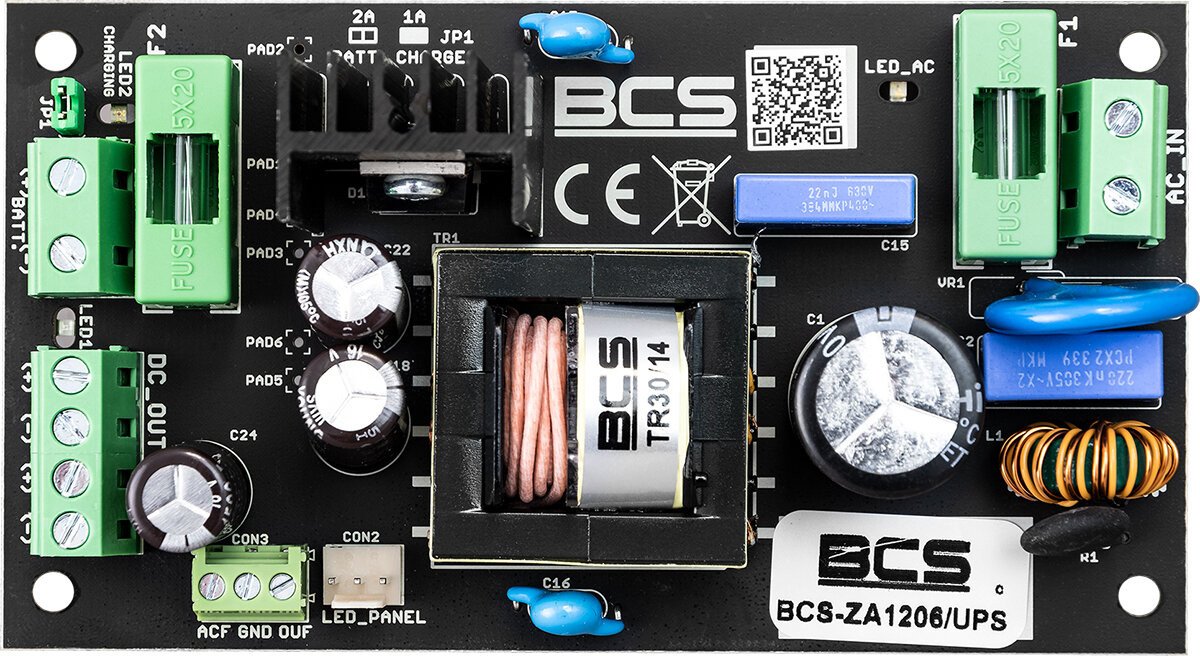 Atte BCS-ZA1206/UPS Bufera barošanas avots 12V