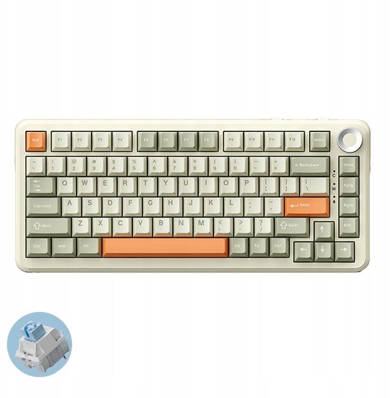 Ajazz Bezvadu mehāniskā spēļu tastatūra AK820MAX