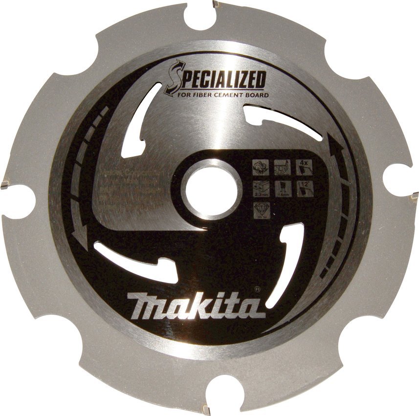 Makita ripzāģa disks 165x20x4z speciālām šķiedrcementa