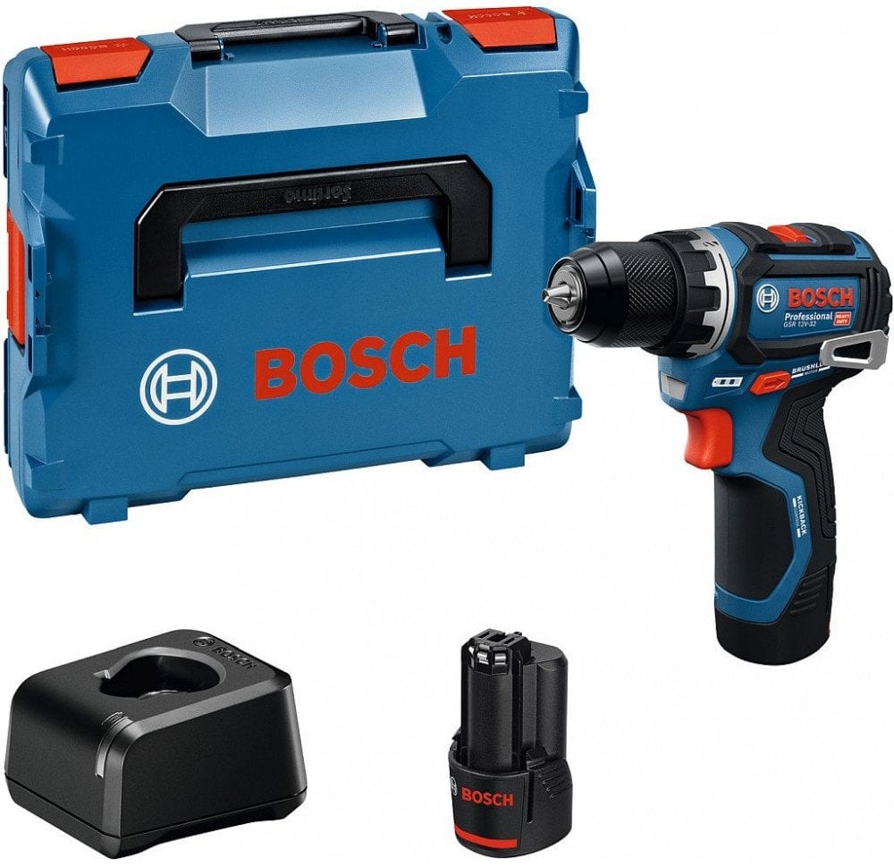 Urbjmašīna-skrūvgriezis Bosch GSR 12V-32 2 x