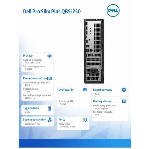 Dators Dell Slim SLIM PLUS QBS1250