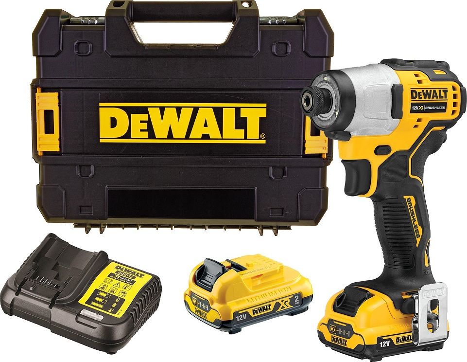 Dewalt Akku-Schlagschrauber DCF801D2, 12Volt, 1/4" (gelb/Black