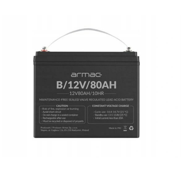 Armac Akumulator 12v agm 12v 80ah