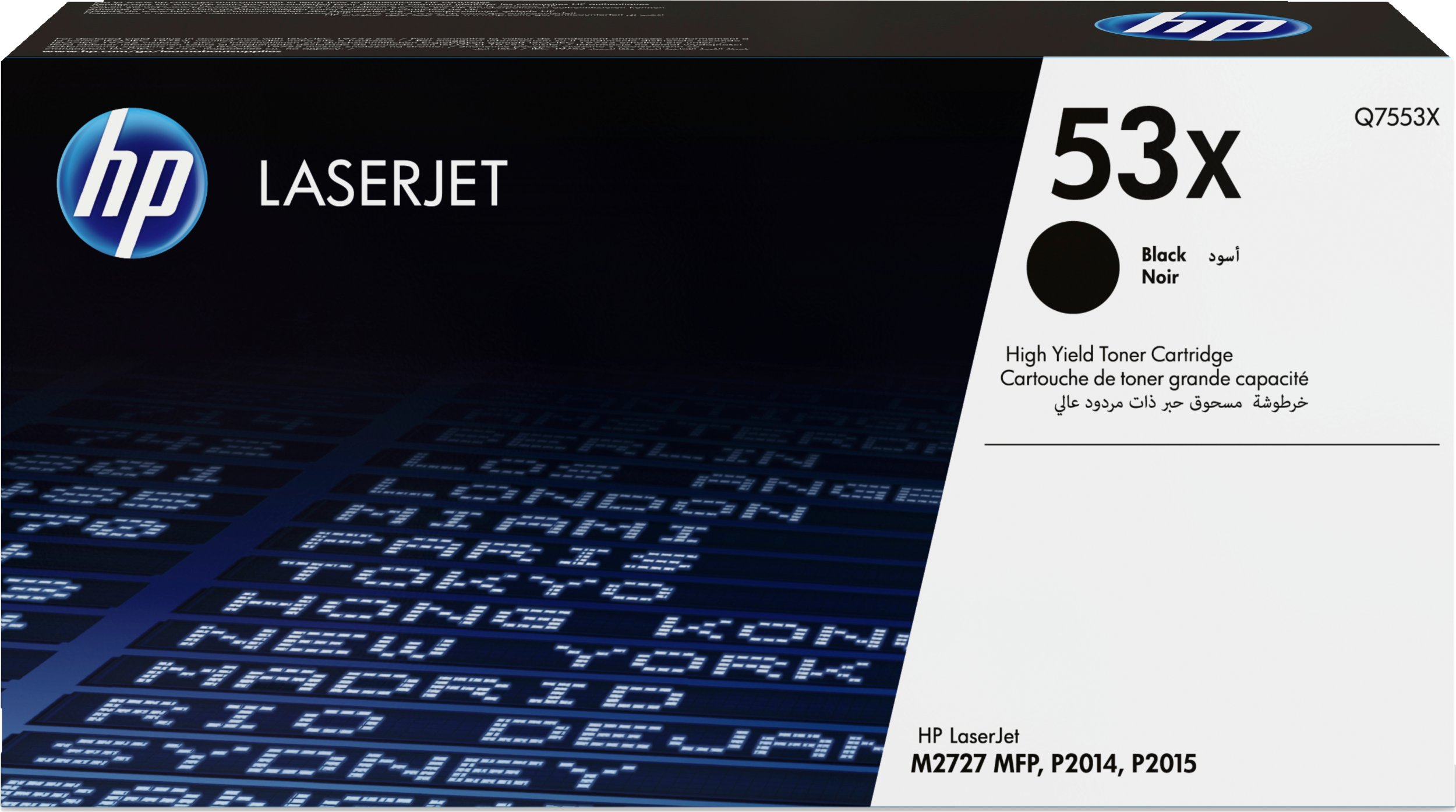 HP 53X oriģinālais kasetnes melnā tonera