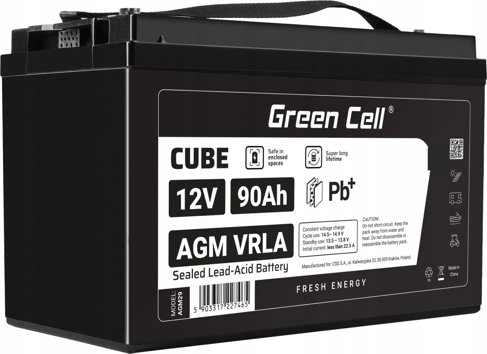 Green Cell Green Cell Cube AGM