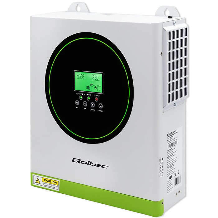 Qoltec Hybrydowy Inwerter solarny Off-Grid 1500W