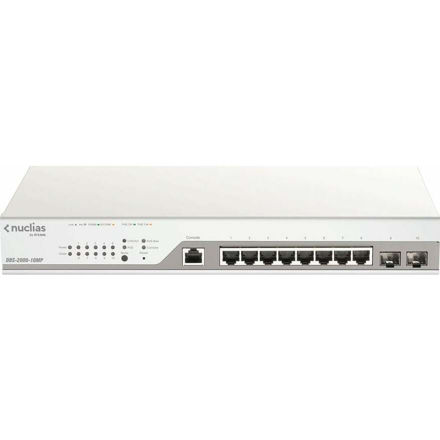 Switch D-Link D-Link DBS-2000-10MP/E pārvaldāms L2