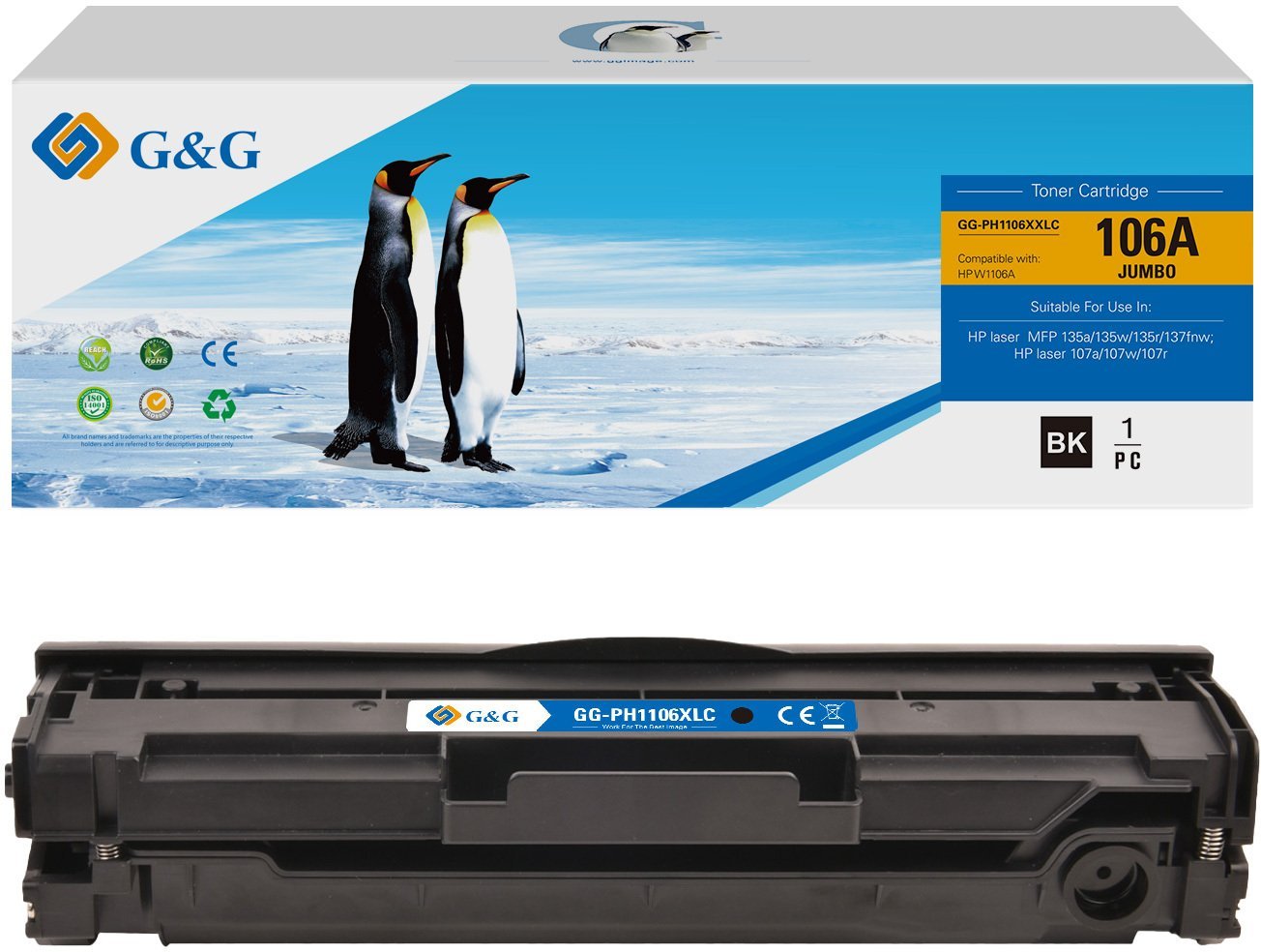 G&G XXL tonera kasetne saderīga ar