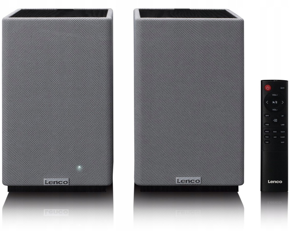 Skaļrunis Lenco SPB-240BKGY Pāris grey/black |