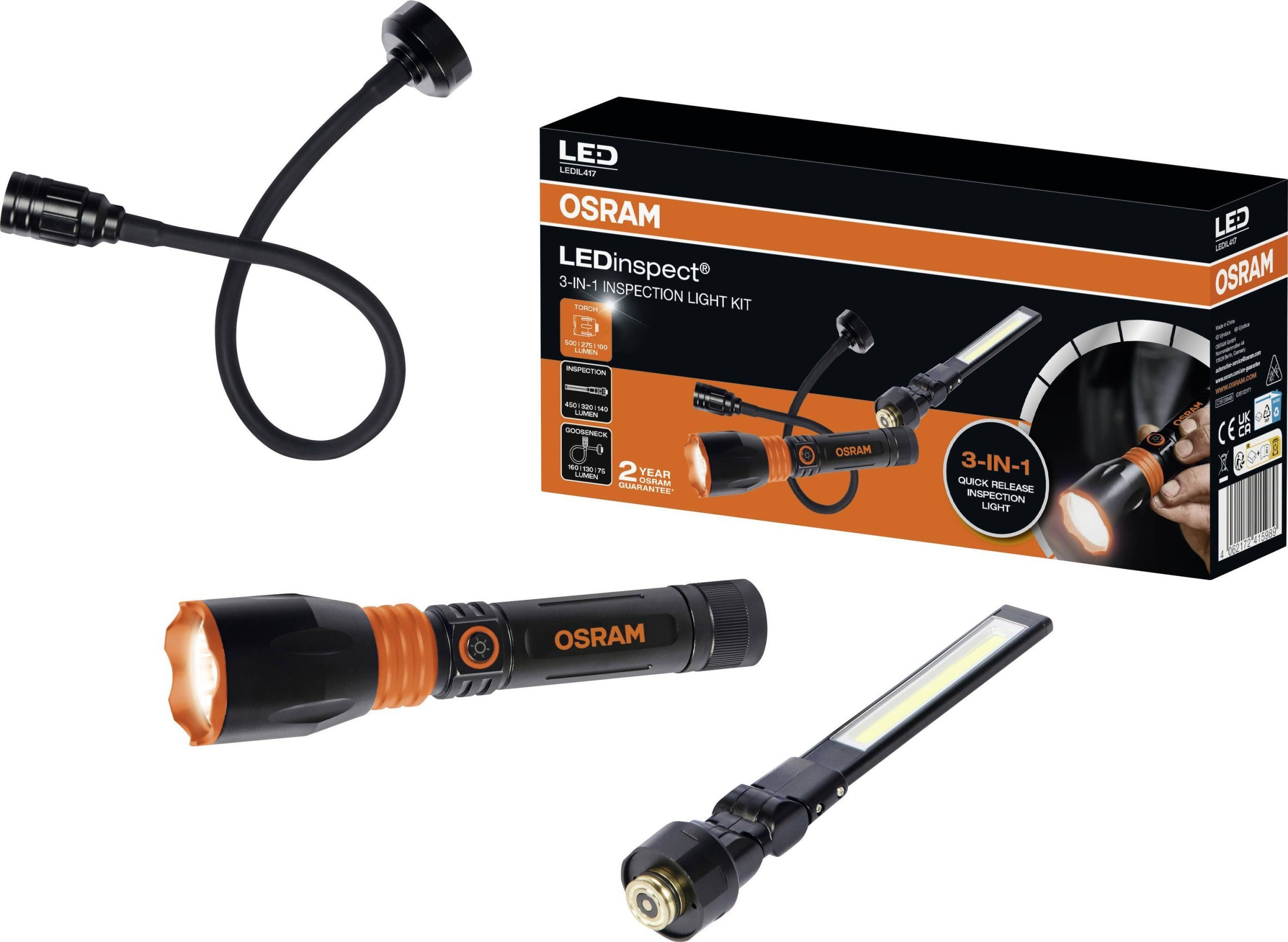Osram LEDinspect 3-in-1 lukturīšu komplekts |