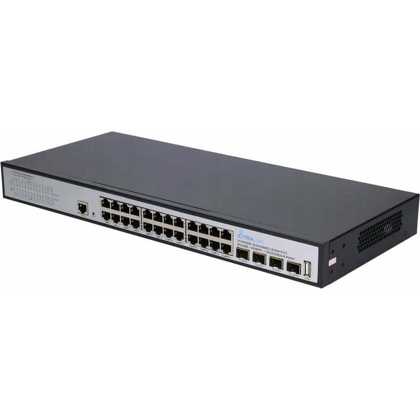 Extralink Hypnos slēdzis, 24x RJ45 1000Mb/s