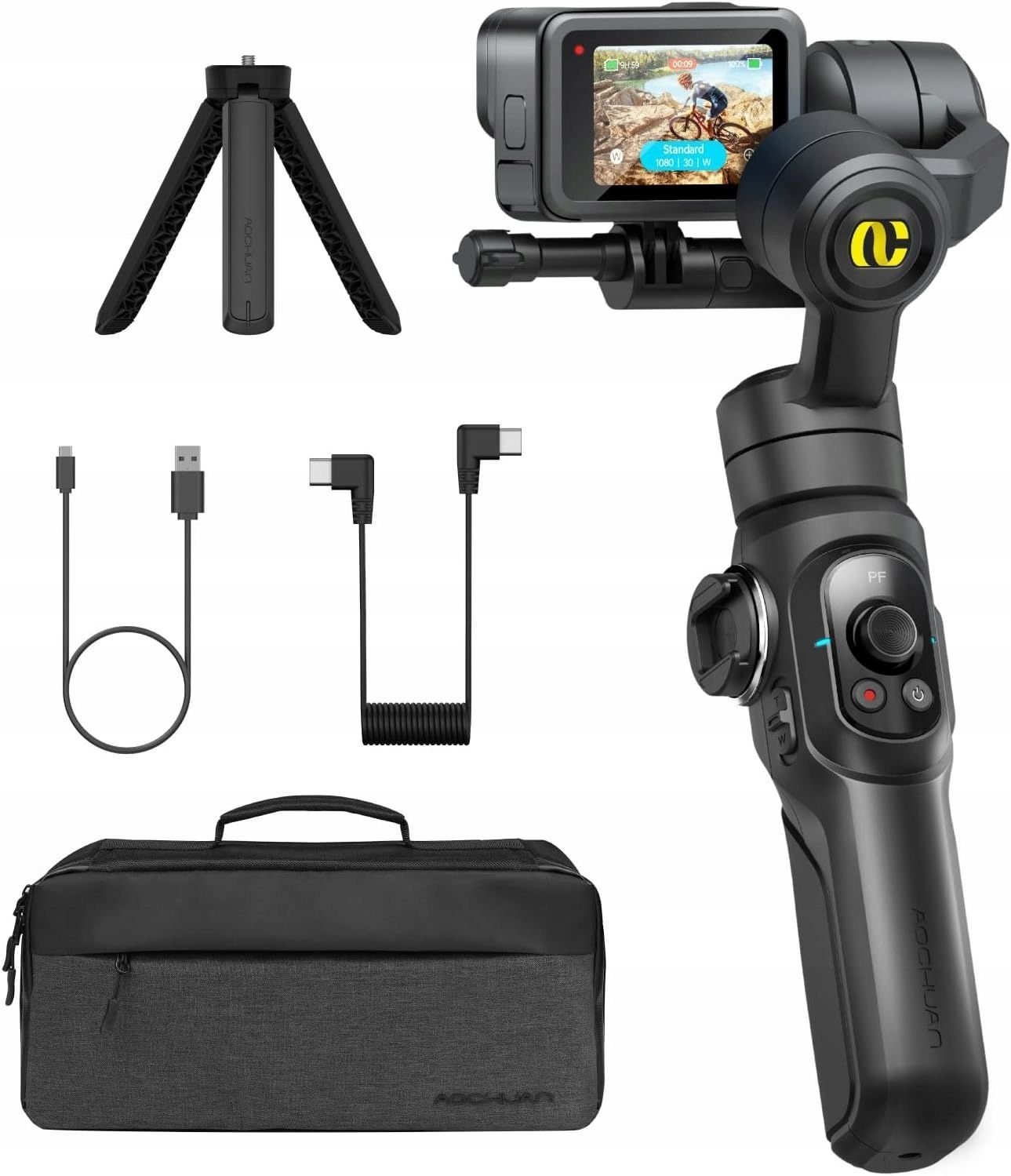 Gimbal stabilizators ar Wi-Fi GoPro Hero
