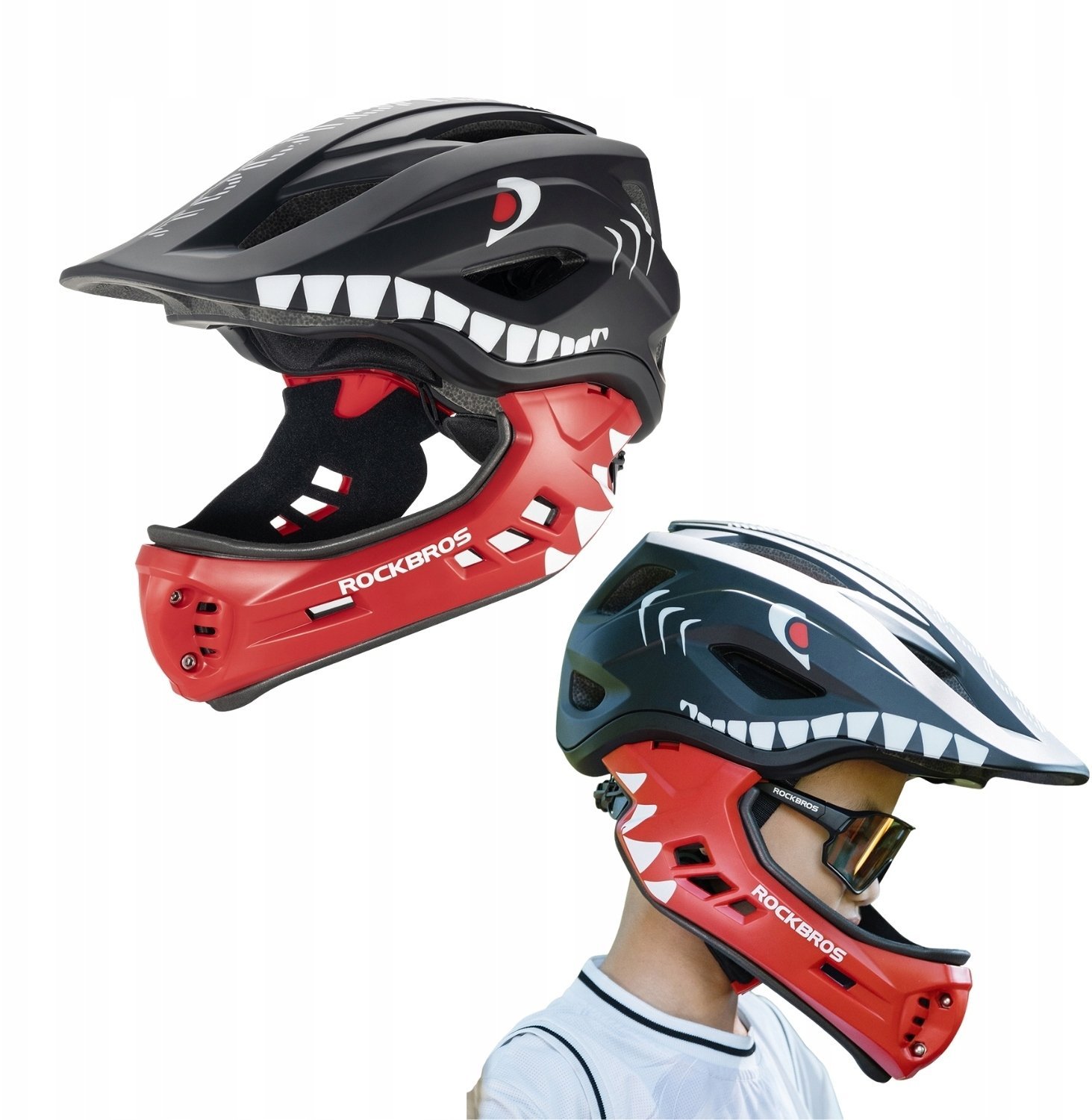 RockBros Bērnu ķivere TT-32006 Shark ar