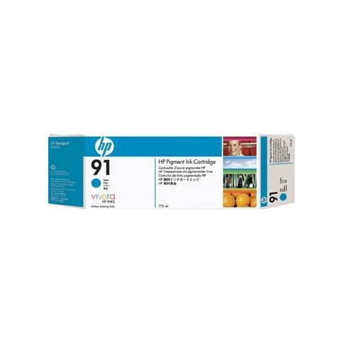 Tintes kasetne HP No.91 Blue