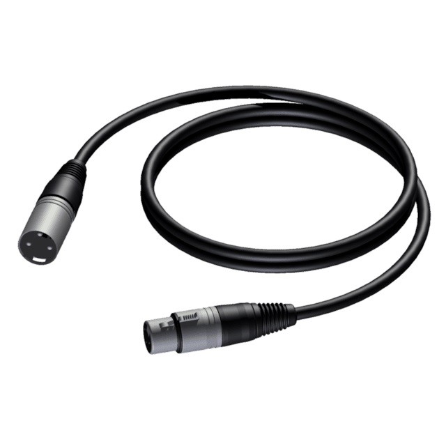 Kabelis PROCAB CAB901/10, XLR (M) uz