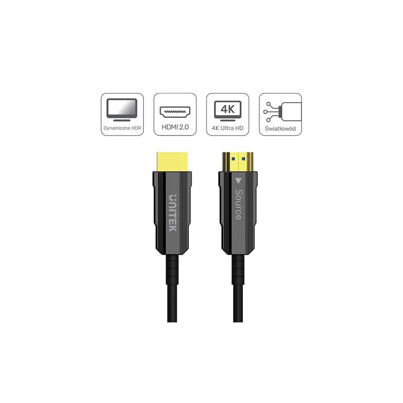 Unitek Kabel Optyczny HDMI 2.0