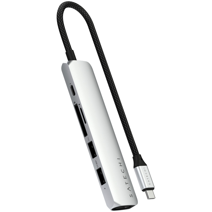 Satechi 6-w-1 USB-C Slim Multiport USB-C