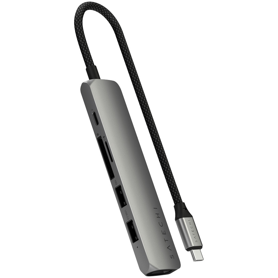Satechi 6-w-1 USB-C Slim Multiport Adapter